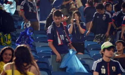 Une belle initiative des supporters japonais au Mondial 2014